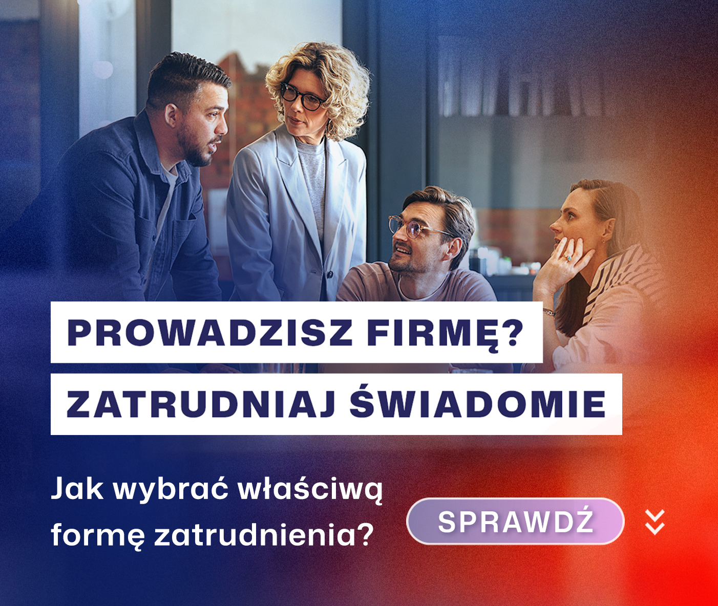 Bezpieczni na etacie - baner dla pracodawców 